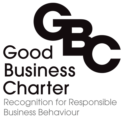 GBC Logo. Recognition for Responsible Business Behaviour.